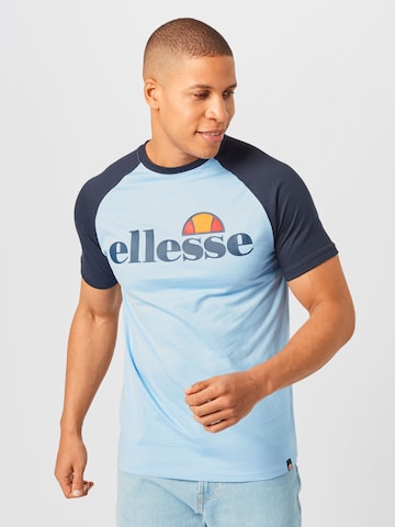 ELLESSE - Camisa 'Corp' em azul: frente
