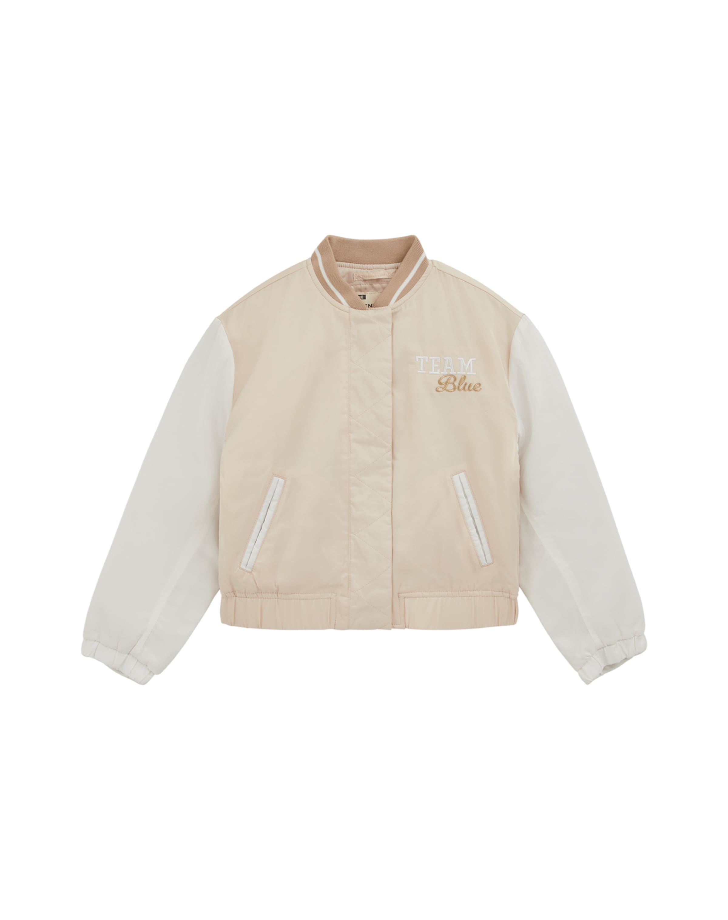 bēšs WE Fashion Starpsezonu jaka: no priekšpuses