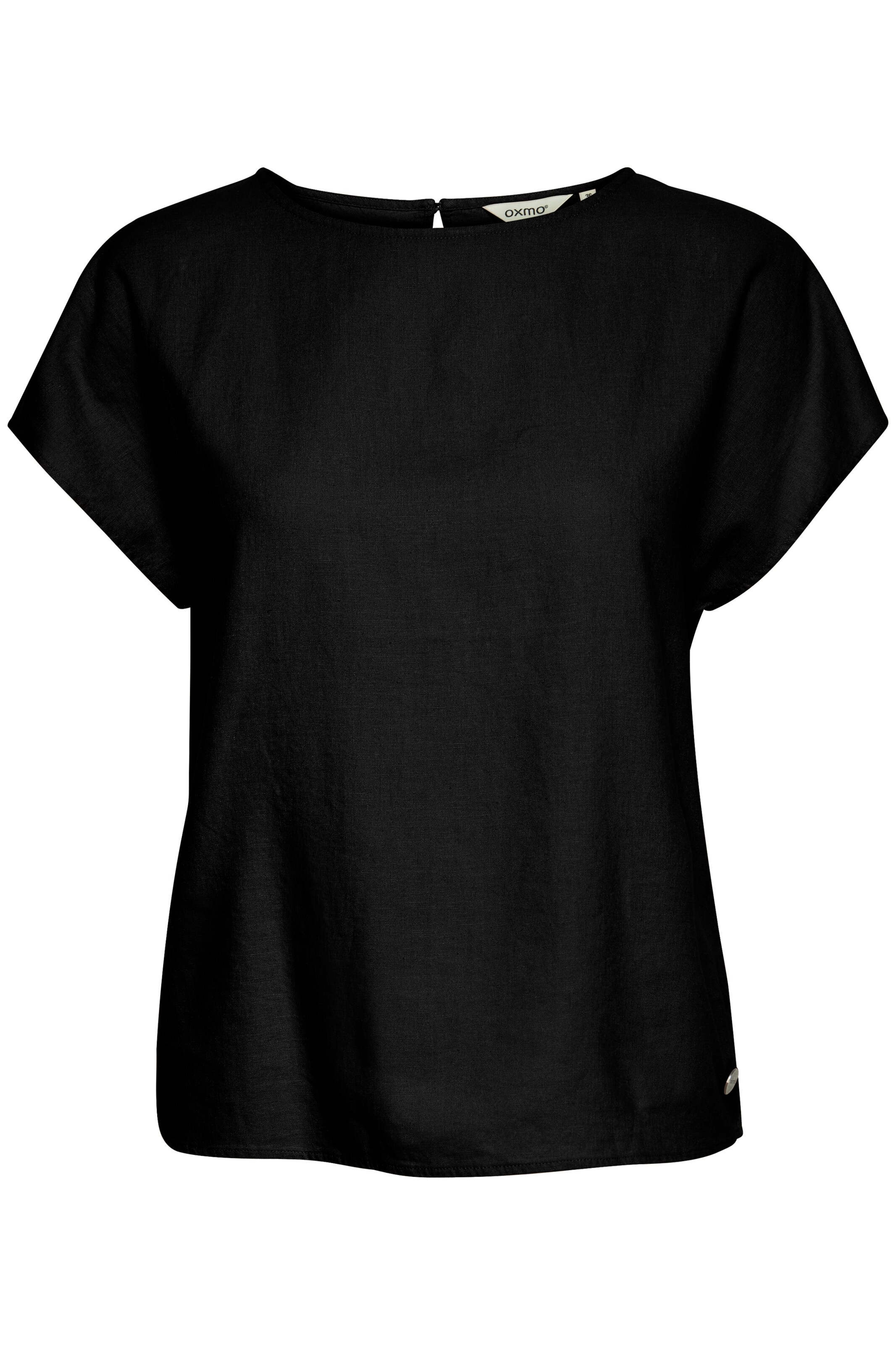 Oxmo Blouse in Zwart: voorkant