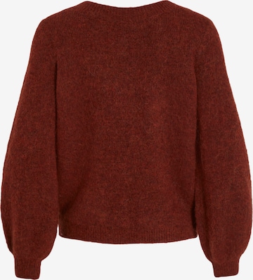 VILA Sweater 'JAMINA' in Red