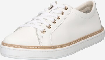 Baskets basses Bata en blanc : devant