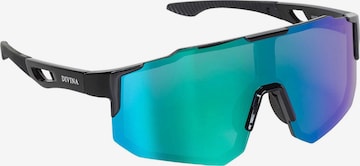 Occhiali da sole sportivi di Divina in nero: frontale