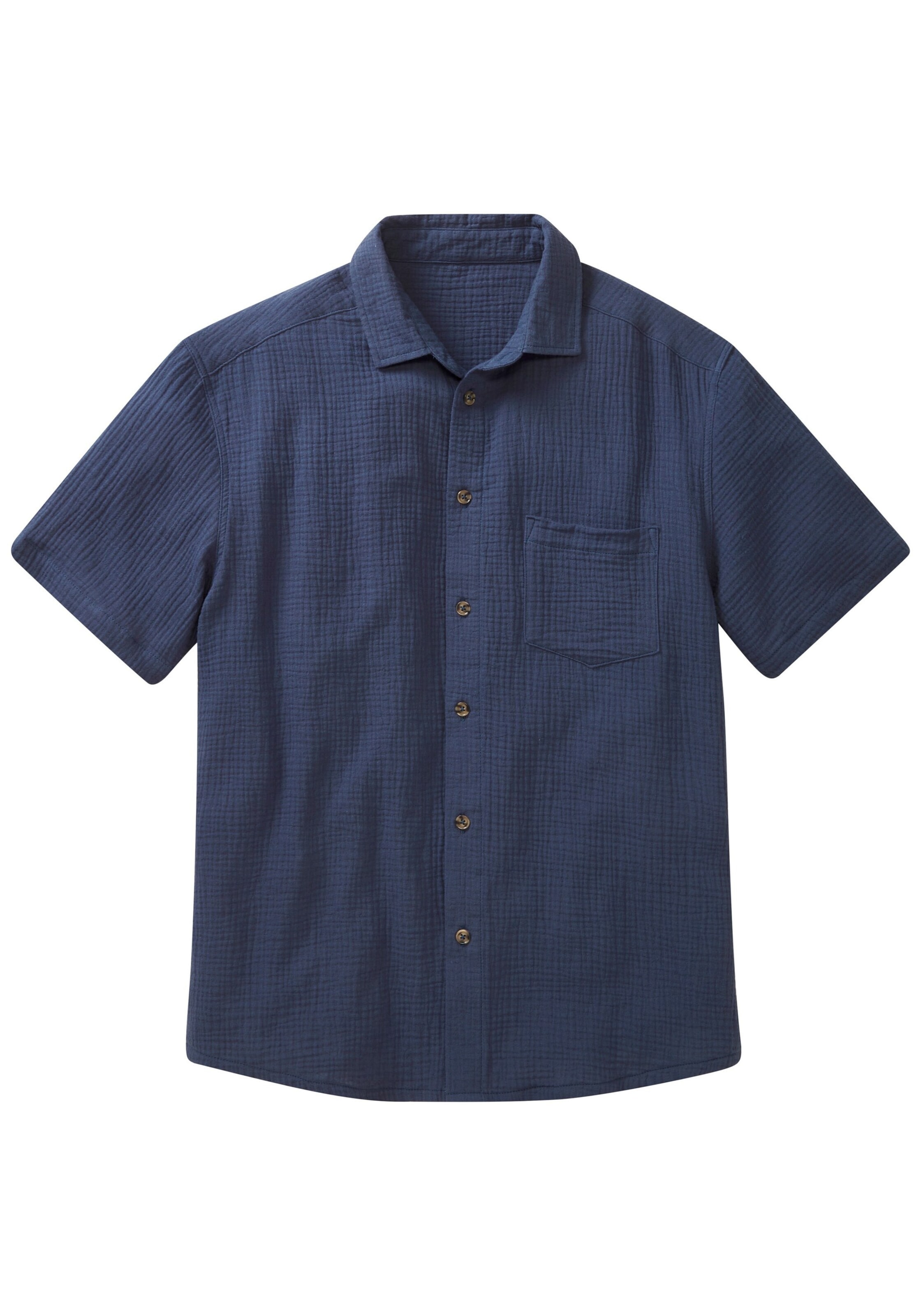 Camicia di BEACH TIME in blu: frontale