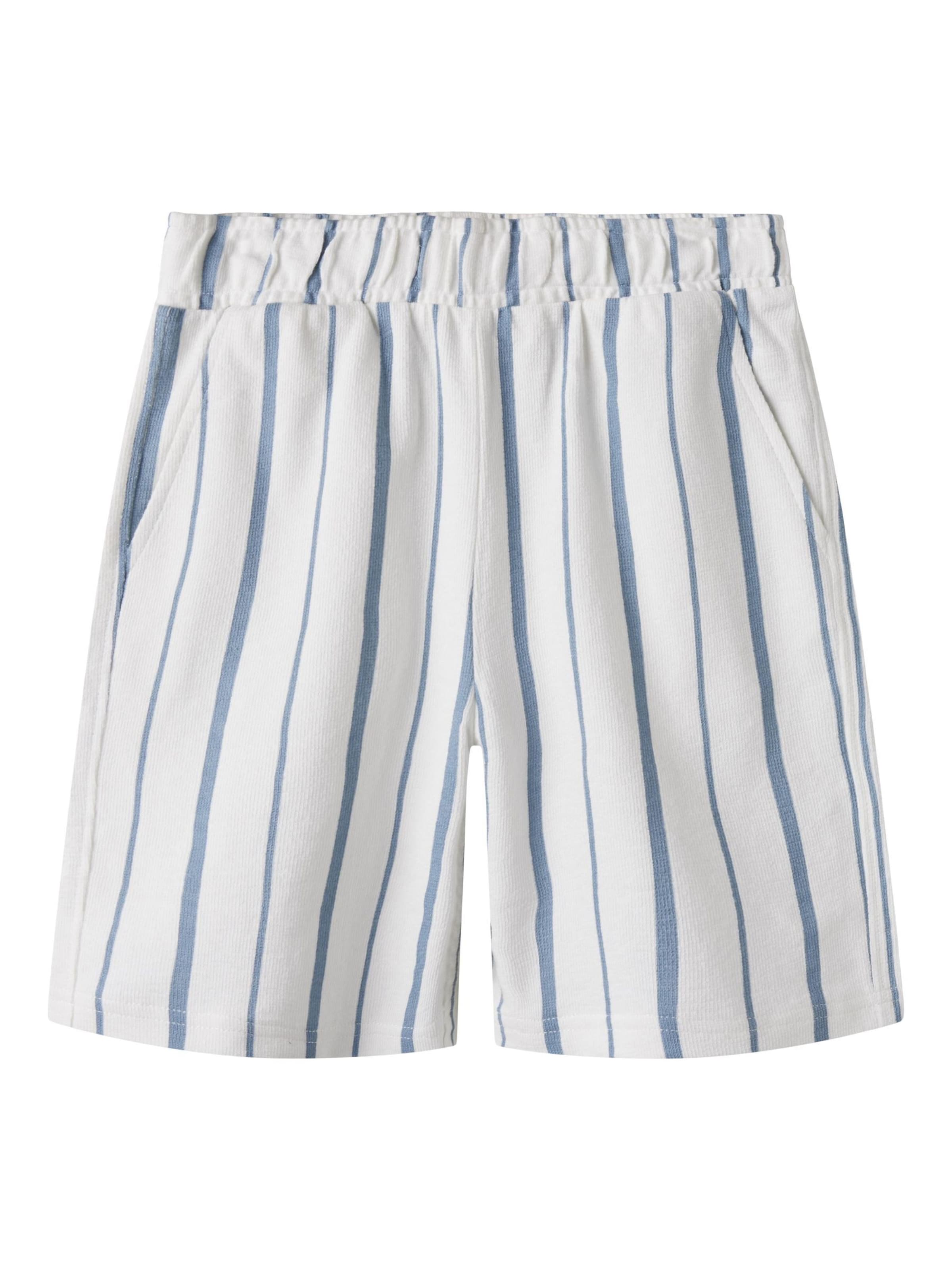 NAME IT Regular Trousers in White: front