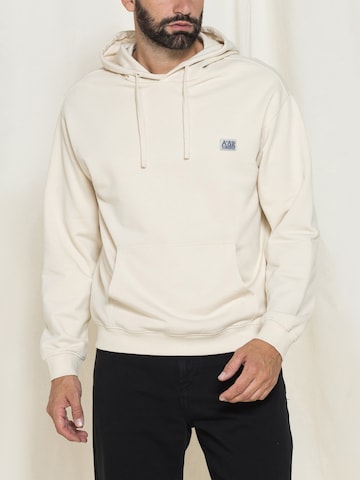Carrera Jeans Sweatshirt 'Patch Replica Collection' in Beige