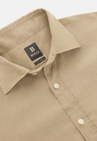 Boggi Milano Regular fit Overhemd in Beige