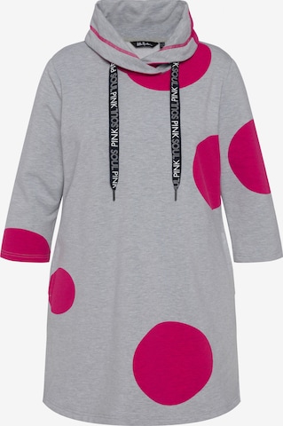 Ulla Popken Sweatshirt in Grijs: voorkant