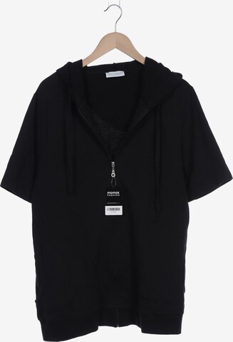 Ulla Popken Sweatshirt & Zip-Up Hoodie in XXL in Black: front