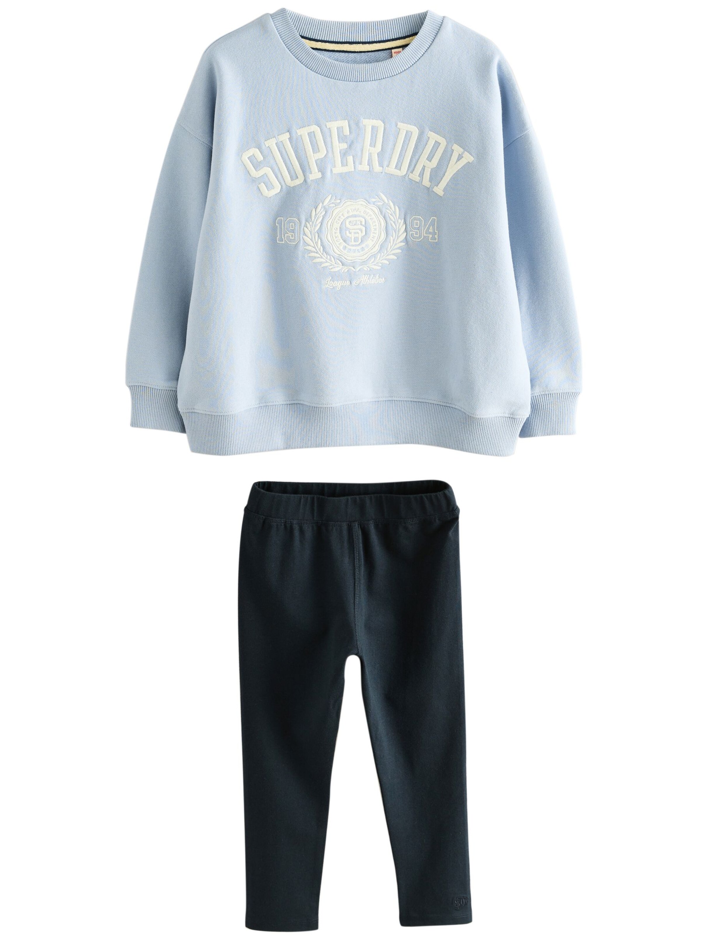 Set de la Superdry & Co pe alb: față