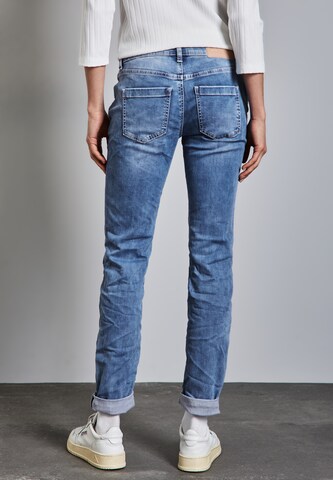 STREET ONE Regular Jeans im Casual Fit in Blau