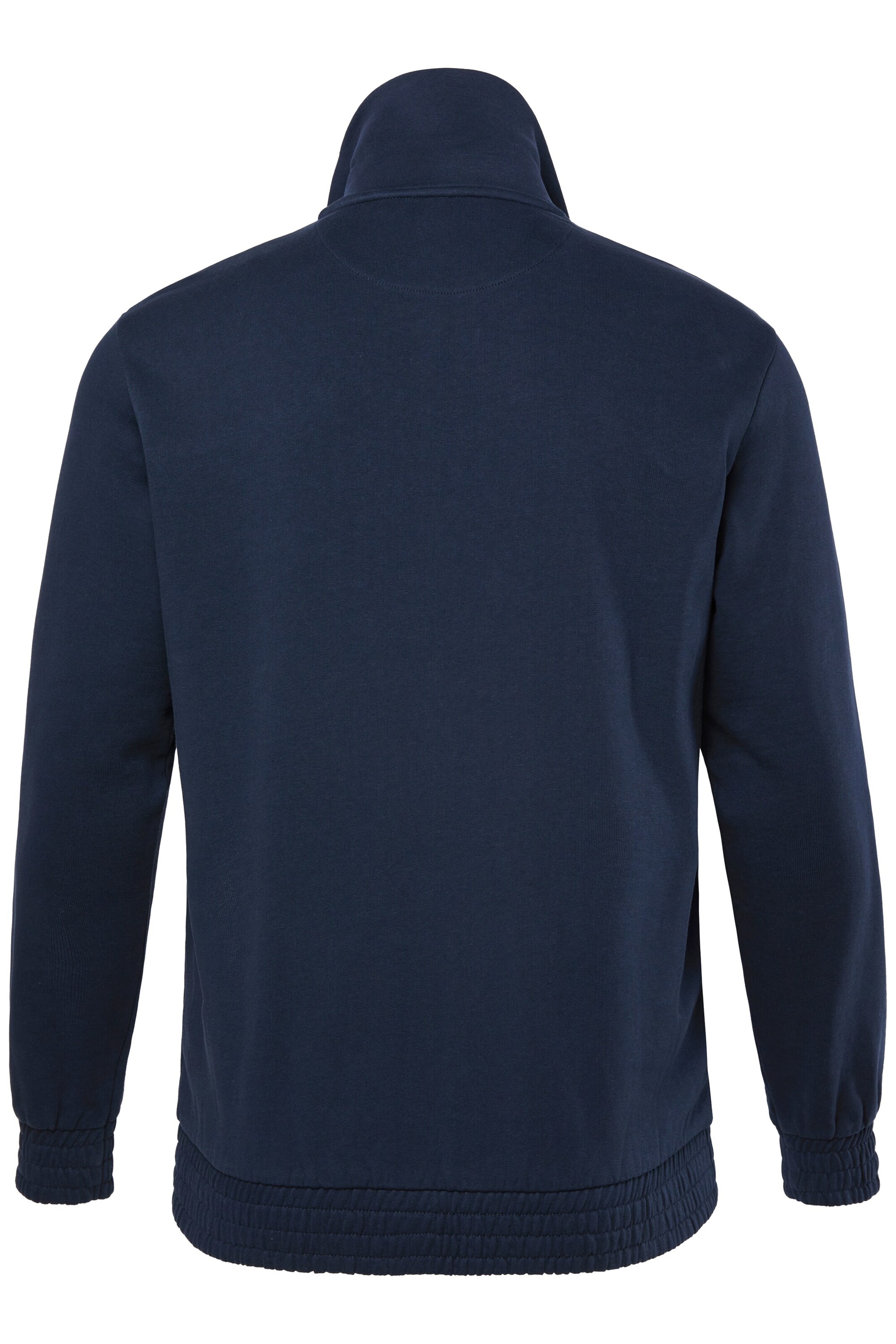 Men Plus Sweatjacke in Blau