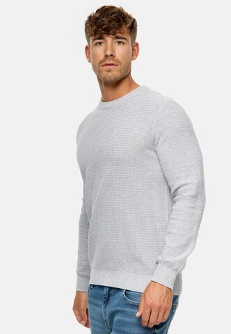 INDICODE JEANS Sweater ' Lourdes ' in Grey