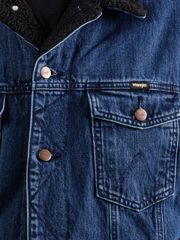 WRANGLER Jacke  'ANTIFIT SHERPA' in Blau