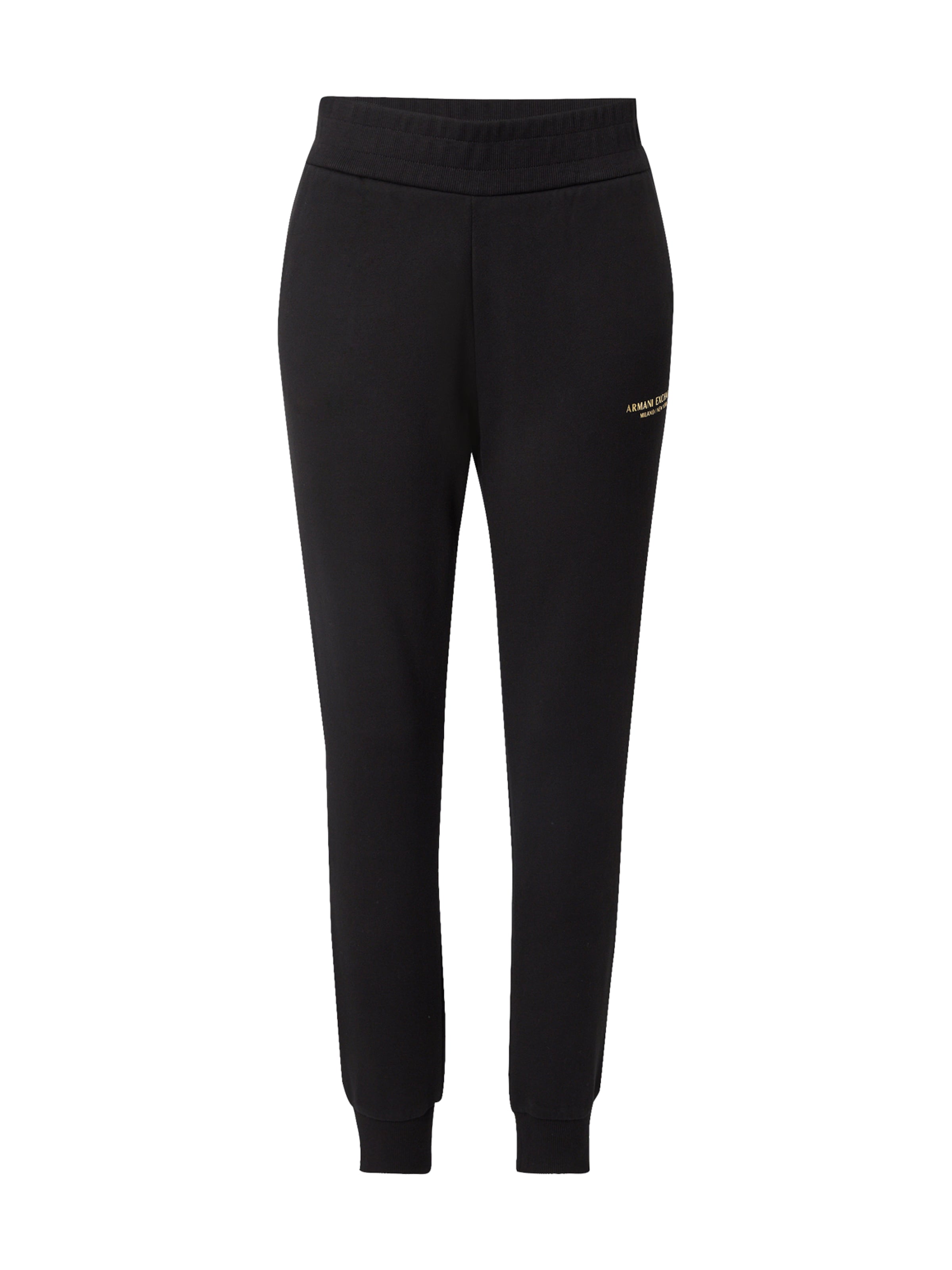 Regular Pantalon ARMANI EXCHANGE en noir : devant