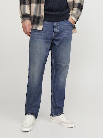 Jack & Jones Plus Regular Farkut 'JJMIKE' värissä sininen: etupuoli