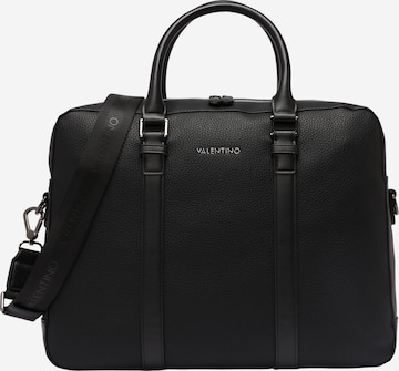 VALENTINO - Cartera maletín 'Efeo' en negro: frente