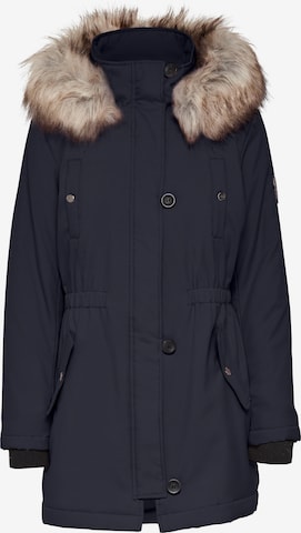 Only Tall Winterparka 'Iris' in Blauw: voorkant