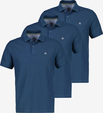 LERROS Shirt 'Basic' in Blau: Vorderseite