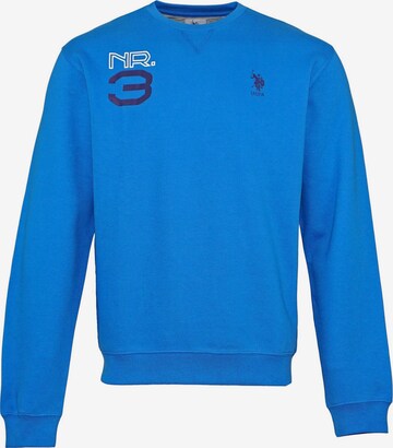 U.S. POLO ASSN. Sweatshirt in Blauw: voorkant