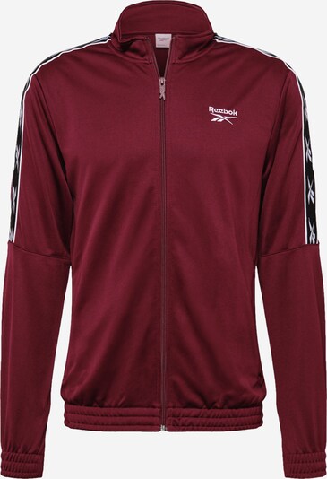 Reebok Classic Sweatvest 'Vector' in de kleur Robijnrood / Zwart / Wit, Productweergave