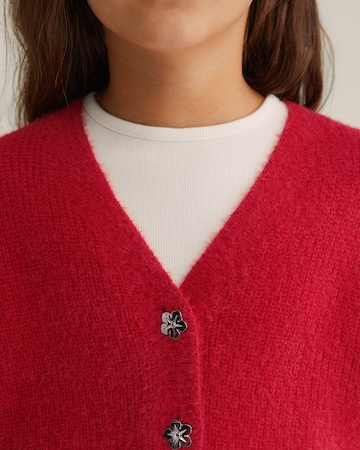 WE Fashion Strickjacke in Rot