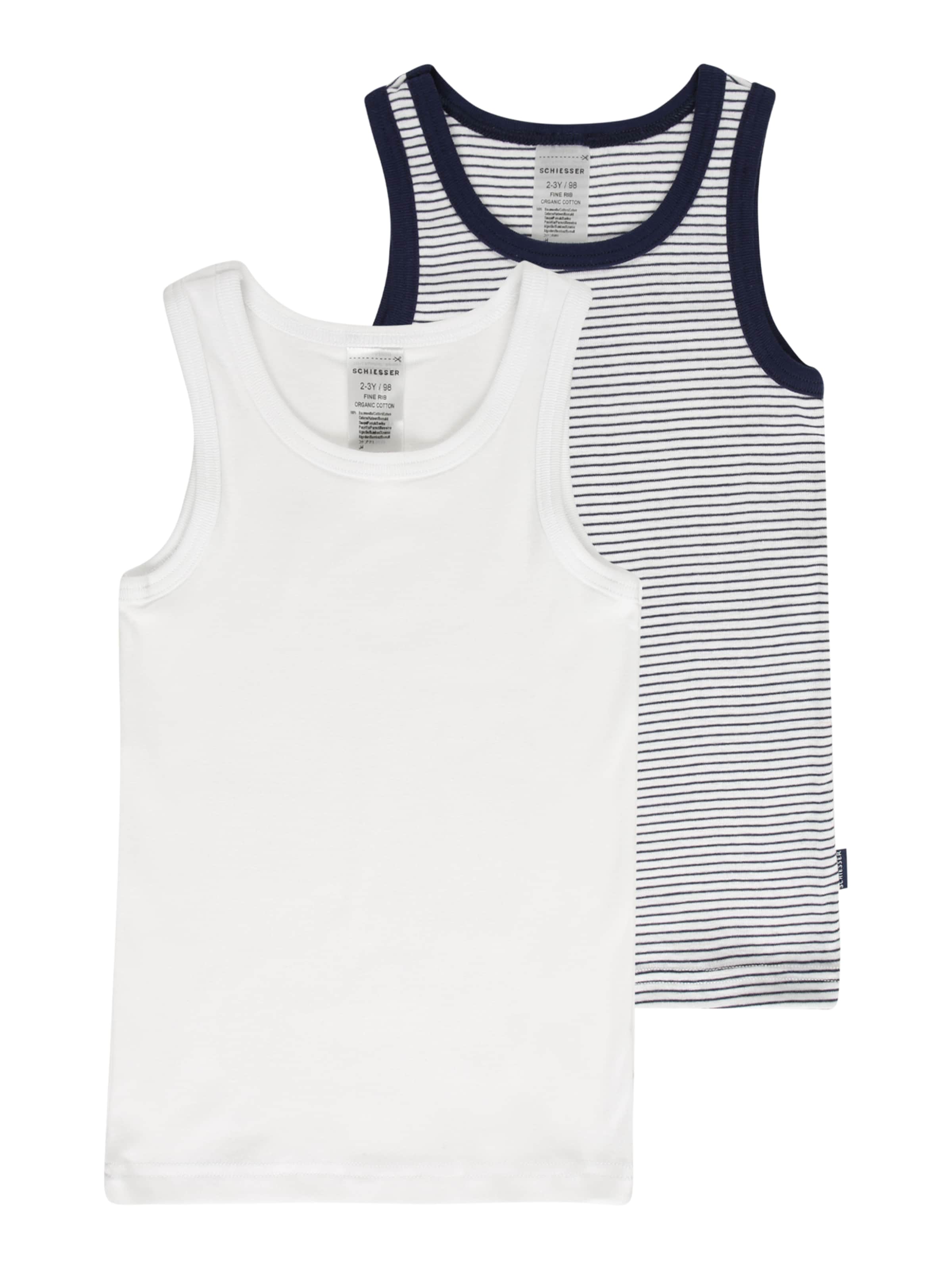 SCHIESSER Undershirt in Blue: front