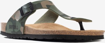 Bayton T-Bar Sandals 'MERCURE' in Green