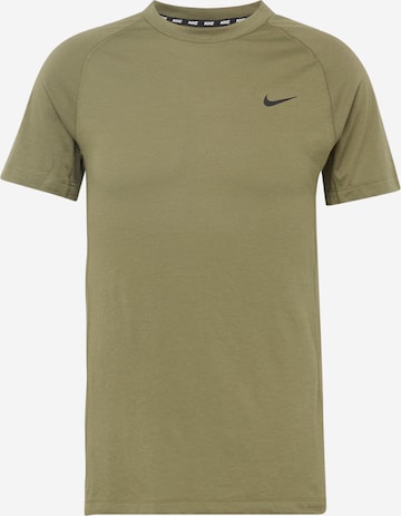 NIKE Performance Shirt 'FLEX REP' in Green: front