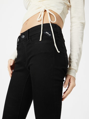 REPLAY Skinny Jeans 'NEW LUZ HYPERFLEX' in Black