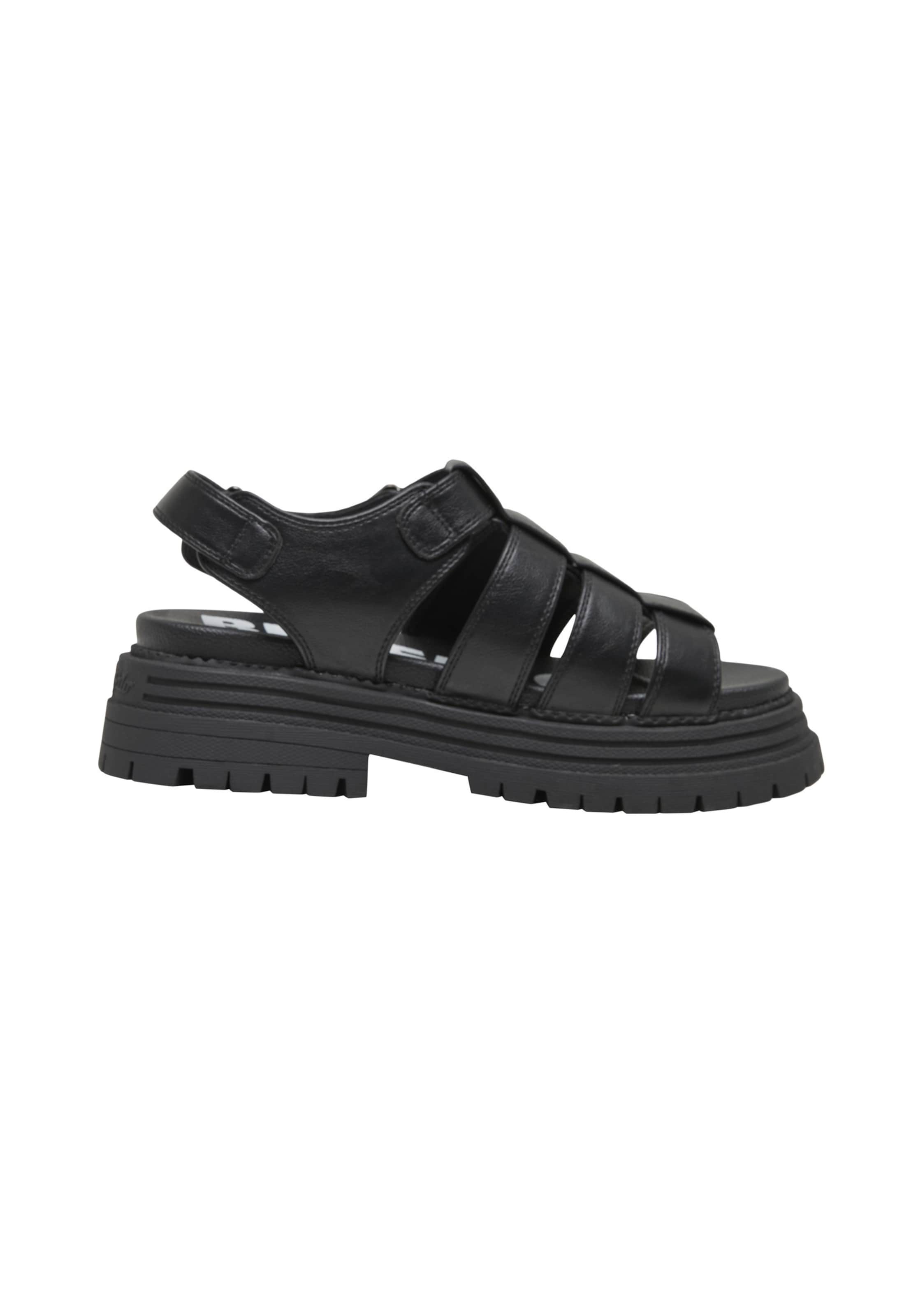 BUFFALO - Sandalias 'Lennox Fisher' en negro