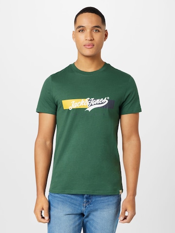 JACK & JONES - Camisa 'BECKSS' em verde: frente