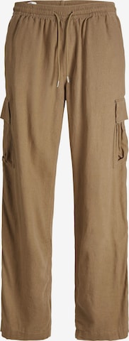 Loosefit Pantalon cargo JACK & JONES en marron : devant
