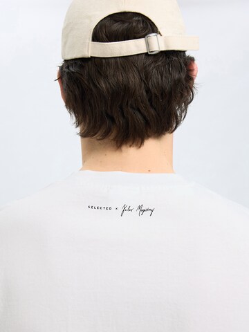 SELECTED HOMME - Camisa 'SLHDarius' em branco
