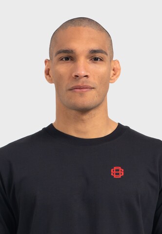 Oldskull T-Shirt 'Retro Pixel Battle Logo Graphic' in Schwarz