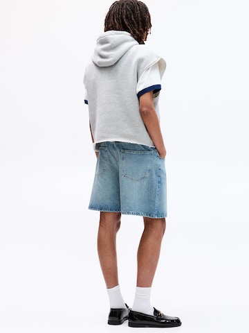 Largi Jeans de la Pull&Bear pe albastru