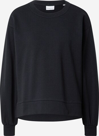 KnowledgeCotton Apparel Sweatshirt 'Erica' in Black: front