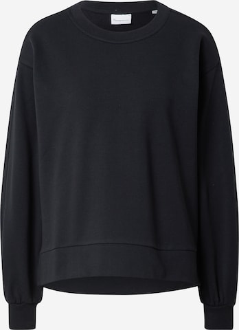 KnowledgeCotton Apparel Sweatshirt 'Erica' in Black: front