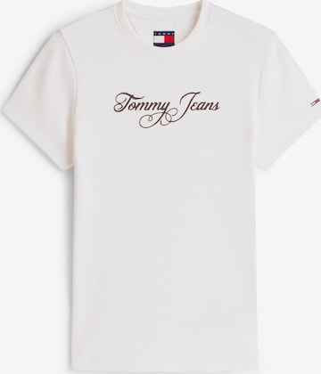 Tricou 'Essential' de la Tommy Jeans pe alb: față
