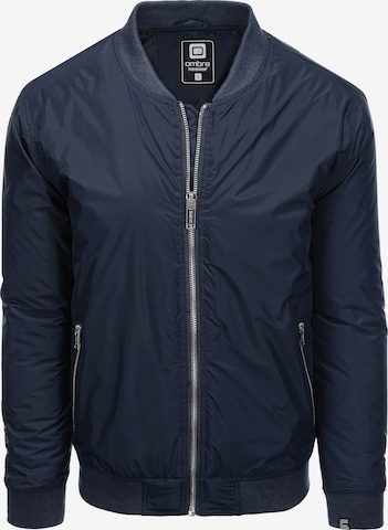 Ombre Between-Season Jacket 'C538' in Blue: front