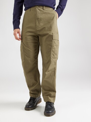 GAP - Loosefit Pantalón cargo en verde: frente