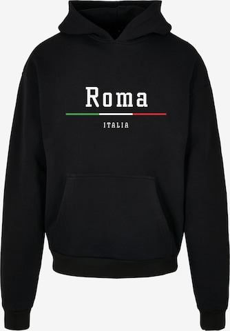 Merchcode Sweatshirt 'Roma X' in Schwarz: predná strana