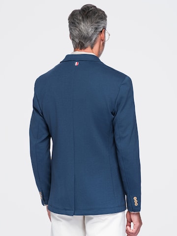 Coupe slim Veste de costume Ombre en bleu