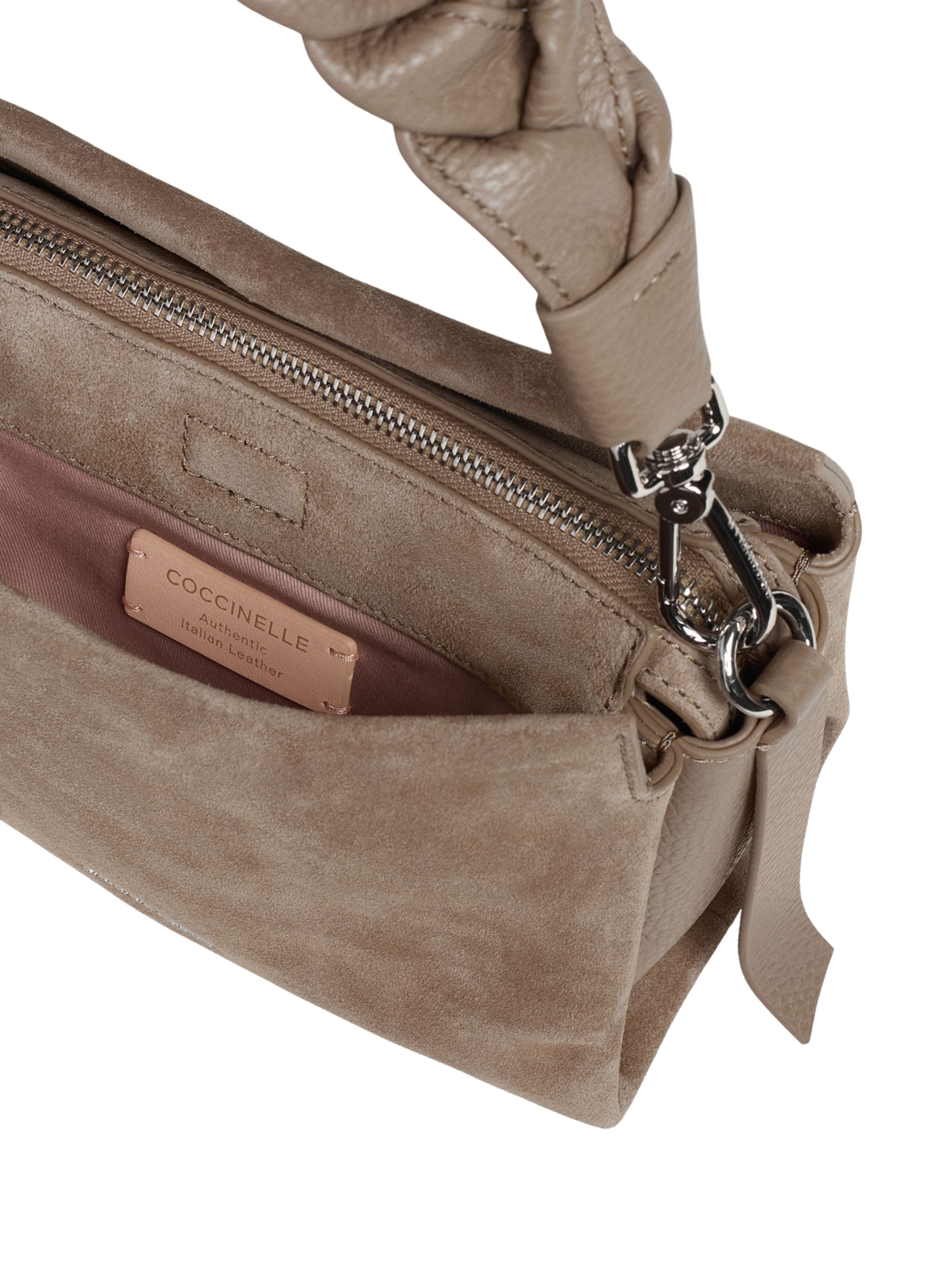 Coccinelle - Bolso de mano 'Boheme Suede 200s 1' en gris