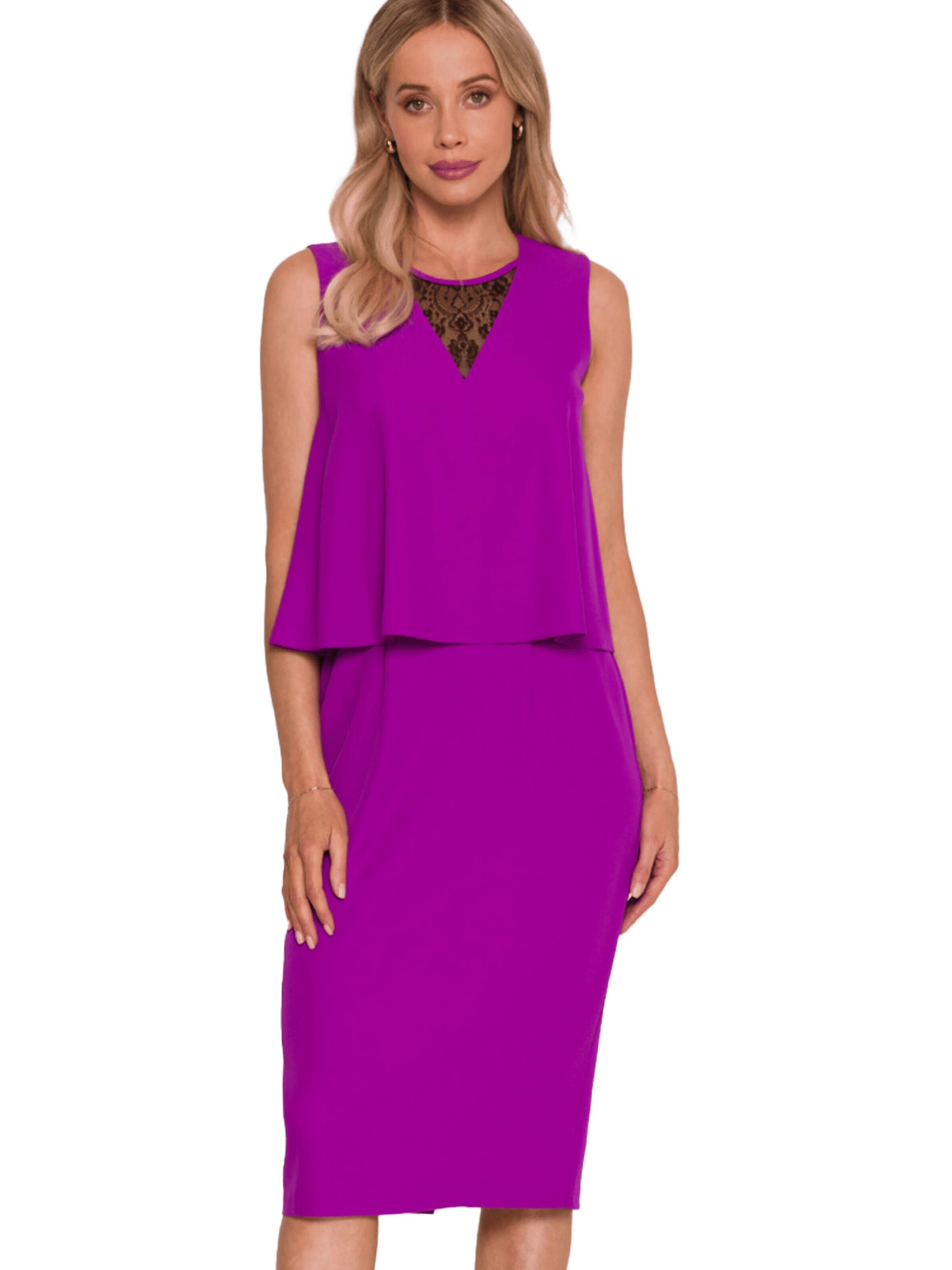 Stylove Dress in Purple: front