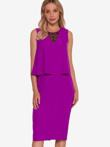 Stylove Dress in Purple: front