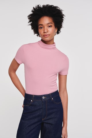 Aligne Shirt 'Happy' in Pink: predná strana