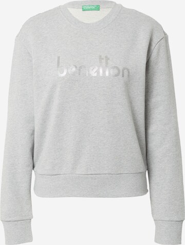 UNITED COLORS OF BENETTON Sweatshirt in Grey: front