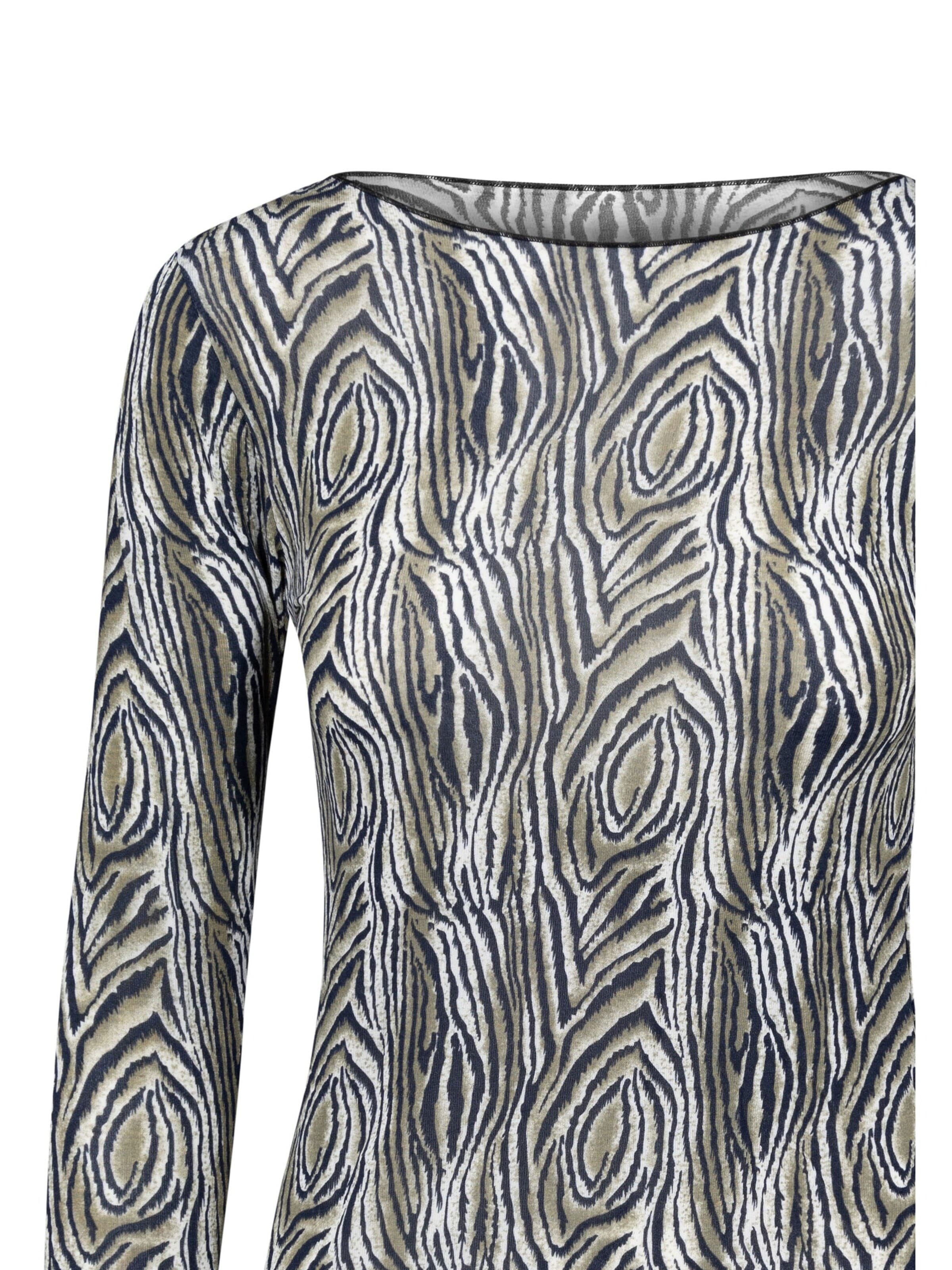 Maillot de corps 'Maglia Intima Donna Manica Lunga Cashmere & Modal Girocollo Animalier' Ciocca en gris