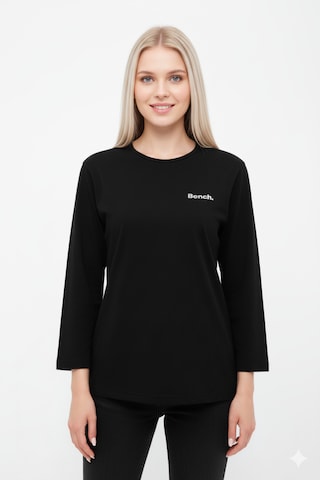 BENCH Shirt in Schwarz: Vorderseite