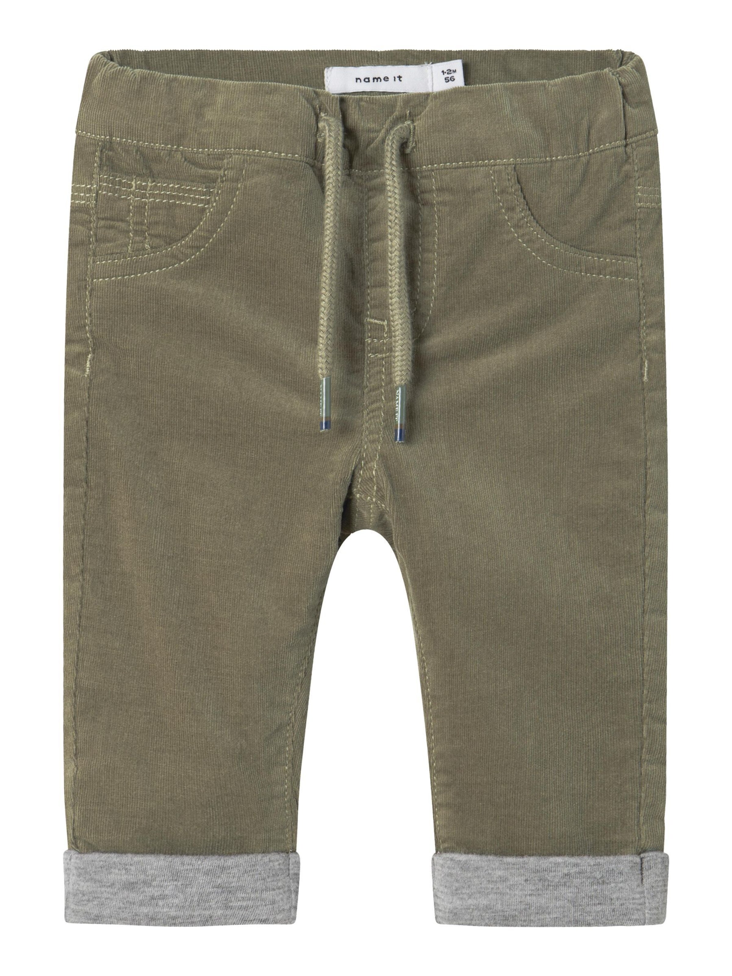 NAME IT - regular Pantalón en gris: frente